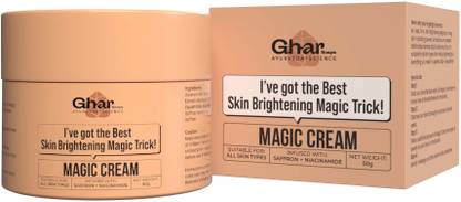 GHAR SOAPS Magic Cream with Saffron&Niacinamide for De-Tan,Skin Brightening&hydrating| 50g