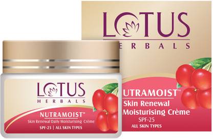 LOTUS HERBALS HERBALS NUTRAMOIST Skin Renewal Daily Moisturising Creme SPF-25