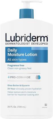 Lubriderm DAILY MOISTURE LOTION ALL SKIN TYPES FRAGRANCE FREE 709 ML