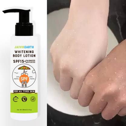Jaivik Earth ™ Whitening Body Lotion SPF 15+ Strong Brightening Lotion