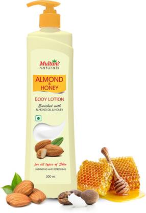 Multani Natural Almond & Honey Body Lotion | Hydrating & Refreshing -