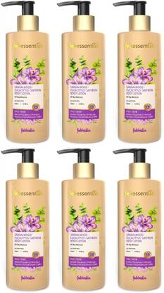 fabessentials Sandalwood Eucalyptus Saffron Body Lotion,250 ml x Pack of 6