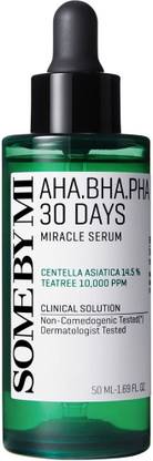 Some By Mi AHA BHA PHA 30 Day Miracle Korean Serum-Anti-Wrinkle, Fade Acne Marks, Exfoliate