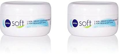NIVEA SOFT LIGHT MOISTURISING CREAM 300 ML X 2