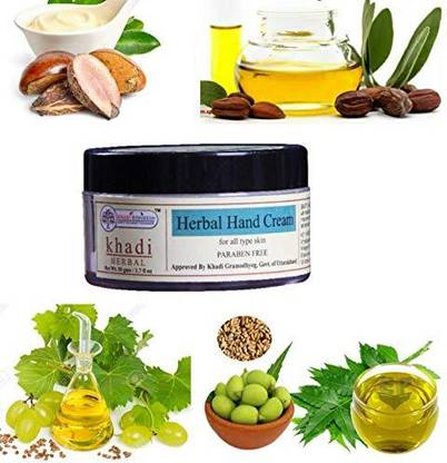 Khadi Rishikesh Herbal Natual Hand Cream Control hand nails for a clean, neat cuticle line. (50 g)