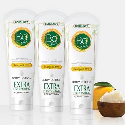 BOROLINE Bo Body Lotion 100 ml X 3 | Deep Moisturizer, Nourishes Dry Skin in Winter