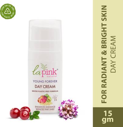 La Pink Young Forever Day Cream with SPF 15, Reduces Fine Line, Wrinkles & Pigmentation