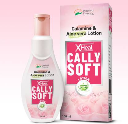 XHEAL Cally Soft Calamine Lotion For Skin Itching Body With Aloevera & Zinc Oxide