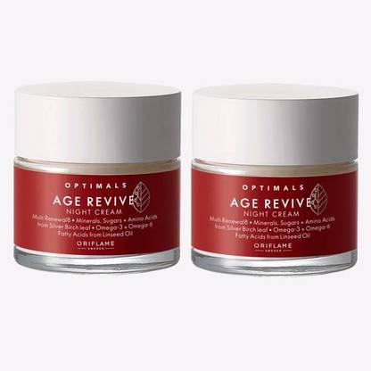 Oriflame OPTIMALS Age Revive Night Cream 50 ml ( pack of 2 )