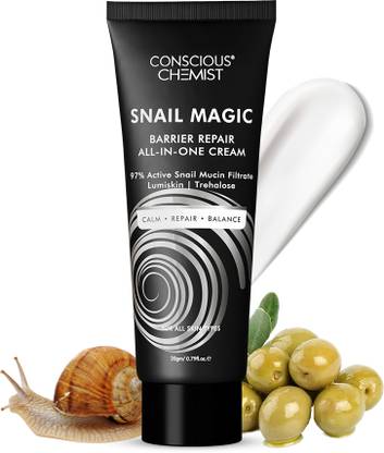 Conscious Chemist Snail Mucin Moisturizer | Hydrating, Plumping & Healing Gel |Snail Mucin Extract