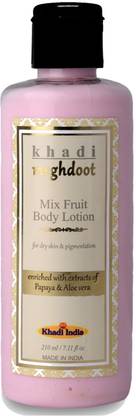 KHADI MEGHDOOT KHADI AYURVEDIC MIX FRUIT BODY LOTION 210 ML