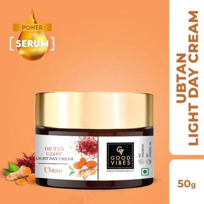 GOOD VIBES Ubtan Insta Glow Light Day Cream 50g