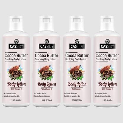 Cassidy All Day coco butter Body Lotion for Women & Men, 100% Natural,72h Moisturisation