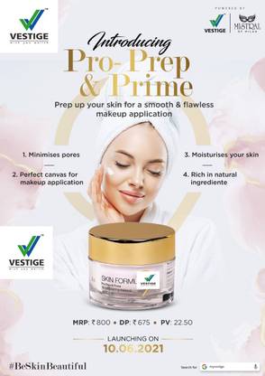 Vestige skin formula 9 Pro-Prep & Prime Primer