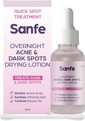 Sanfe Overnight Acne & Dark Spots Drying Lotion For Acne Dark Spots Blackheads