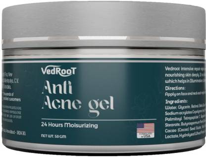 VedRoot Anti Acne Moisturizing Gel for Face Acne-Pimples & Moisturization for Skin