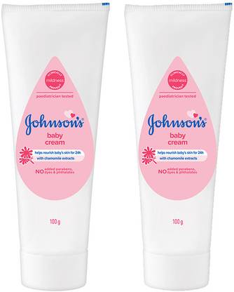 JOHNSON'S Baby Cream 100gm - Pack of 2s