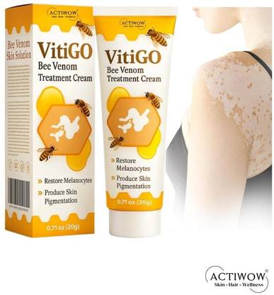 ACTIWOW Vitigo Bee Venom Cream for Calming Aftershave cream Moisturizer