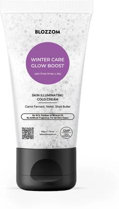 Blozzom Moisturizing Cold Cream for Glow Boost with Shea Butter & Neroli