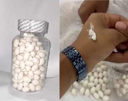 Jiwoo Facial Cream Capsules for Face Glowing, Skin Whitening