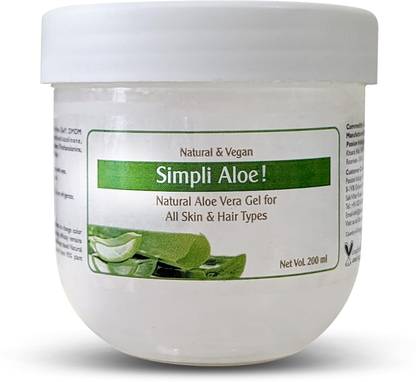 Passion Indulge Simpli Aloe Multipurpose Natural Gel |for All Skin & Hair Type - 200ml