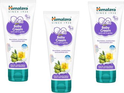 HIMALAYA Baby Care Baby Cream 100grm pack of 3