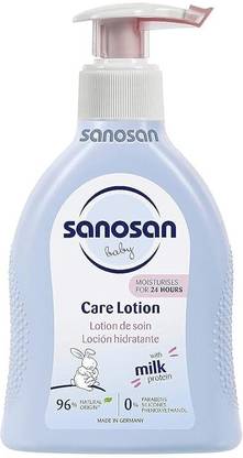Sanosan Baby care lotion, Moisturizes For 24 Hrs, Paraben And Silicone Free