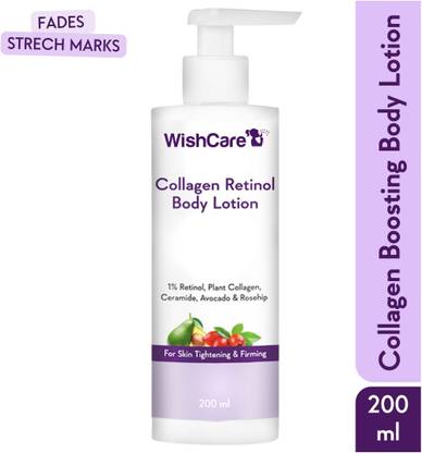 WishCare Collagen 1% Retinol Body Lotion - Skin Tightening & Firming - With Niacinamide
