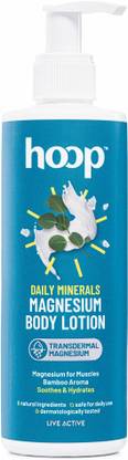 Hoop Daily Magnesium Body Lotion to Mositurize Dry Skin, Ease Muscle