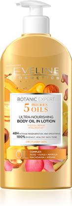 Eveline Cosmetics Botanic Expert Ultra-Nourishing Body Oil in Lotion for Women 350 ML