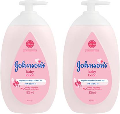 JOHNSON'S New Lotion 500ml (Pack of 2)