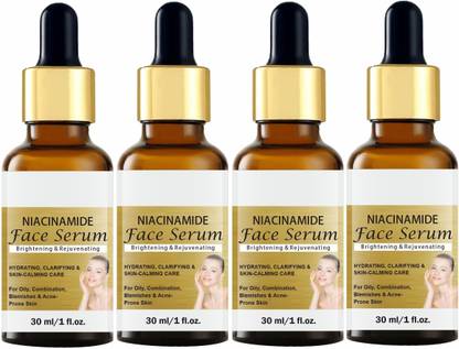 house of common Niacinamide Face Serum For Acne Marks And Acne Prone Skin (30ml) Pack of 4