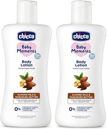 Chicco Baby Moments Body Lotion for Babies (200ml) Pack of 2