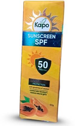 KAIPO Sunscreen Cream SPF 50 PA+++ – Broad Spectrum Protection & Skin Hydration