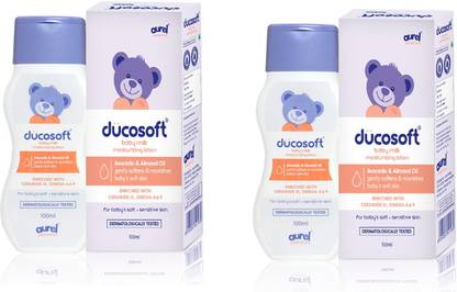 Aurelderma DUCOSOFT BABY MILK MOISTURIZING LOTION 100ML (PACK OF 2 )