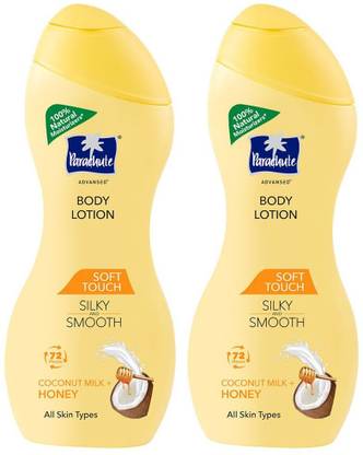 Parachute Advansed Soft Touch Body Lotion for Women & Men, 100% Natural, 72h Moisturisation