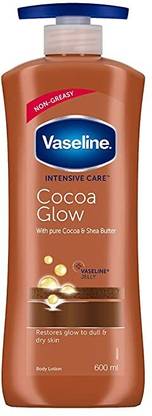 Vaseline Shea Butter COCOA GLOW BODY LOTION 599ML X 1PCS