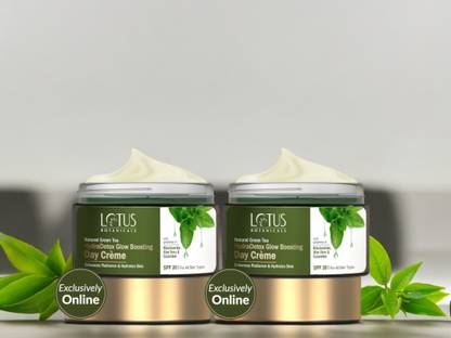 Lotus Botanicals NATURAL GREEN TEA HYDRADETOX GLOW DAY CREME