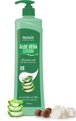 Multani Natural Aloevera & Shea Butter Body Lotion | Nourish Dry Skin -