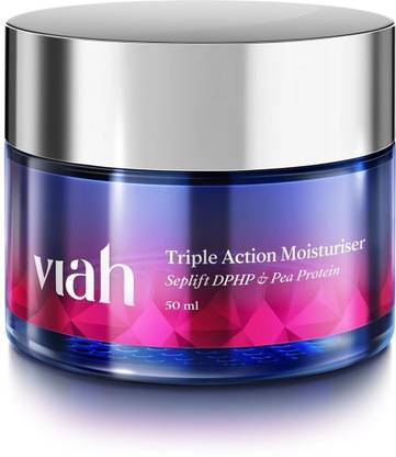 Viah Triple Action Moisturizer for Anti-Aging Firming&Glowing Skin Pollution Defense