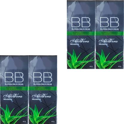 NG MART BB ALOEVERA BLEMISH BALM CREAM FOR SKIN SOFTNSS PACK OF - 4