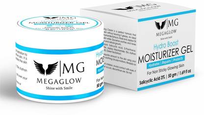 MEGA GLOW Shine with Smile Hydro Boost Moisturizer Gel