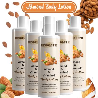 Regolith Almond & Vitamin E Refreshing Body Lotion-For a Long-Lasting