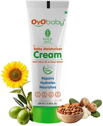 Oyo Baby Natural Baby Moisturizer Cream, pH balanced for Baby's Sensitive Skin with No Harmful Chemicals, Olive Oil & Shea Butter, No Paraben & Alcohol Baby Moisturizer Cream