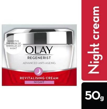 OLAY Regenerist Advanced Anti-Ageing Revitalising Night Cream 50gm PACK OF 1
