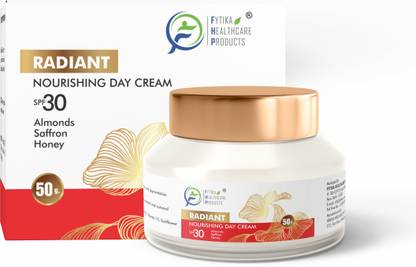 FYTIKA HEALTHCARE PRODUCTS Radiant Nourishing Day Cream with Saffron, Almonds & Honey-Paraben Sulphate Free