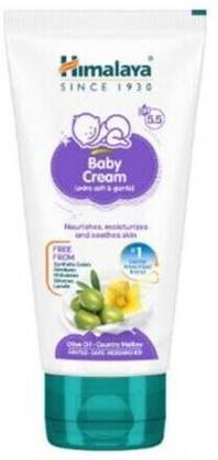 HIMALAYA Baby Cream for Baby's Smooth SKin Pack of 1 For Baby Skin