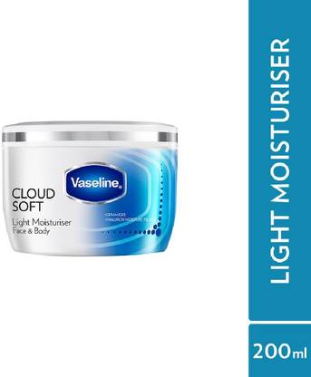 Vaseline CloudSoft LightMoisturiser,100Hours NonSticky Hydration,Ceramides&Hyaluron 200ML