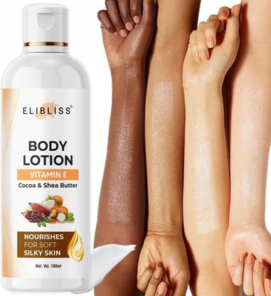 ELIBLISS Intensive Care Cocoa Glow Body Lotion with Shea Butter