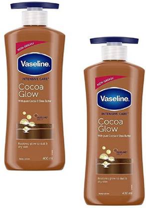 Vaseline Intensive Care Cocoa And Shea Butter Glow Body Lotion